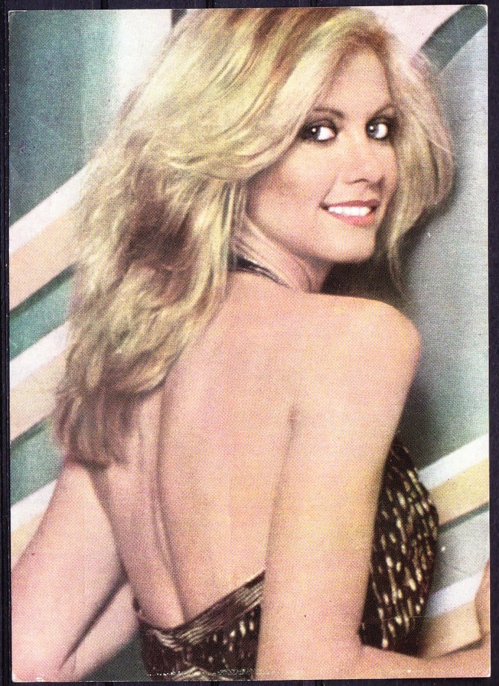 Fotografie: Ilustrată cu Olivia Newton-John, necirculată