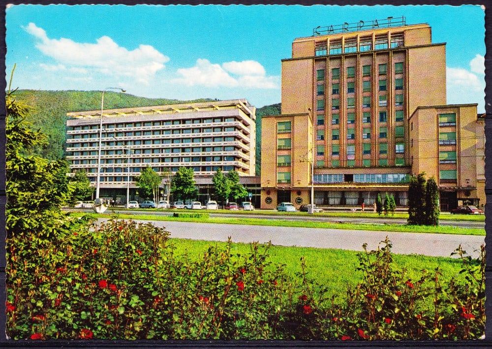 Fotografie: Ilustrată „Brașov — Hotel Carpați”, necirculată