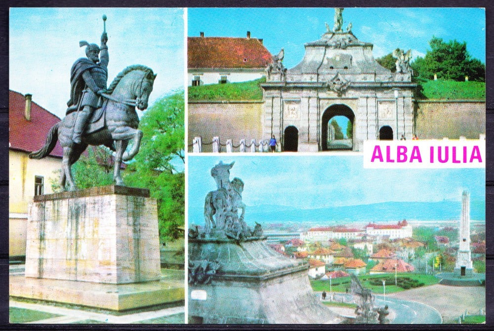 Fotografie: Ilustrată-colaj Alba Iulia, necirculată