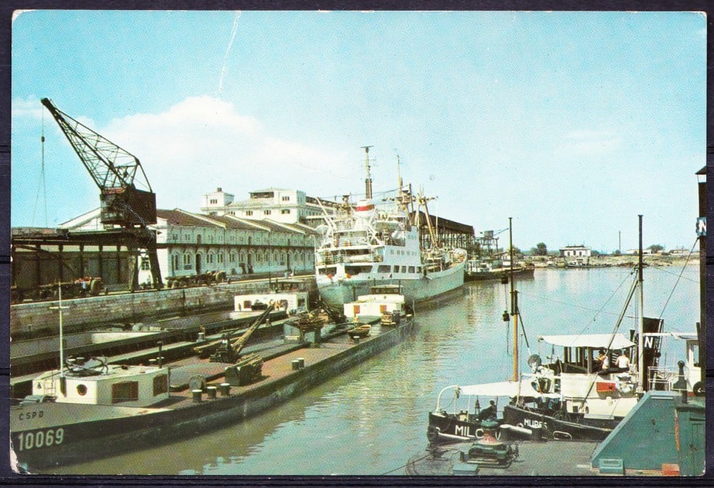 Fotografie: Ilustrată „Brăila — vedere din port”, necirculată