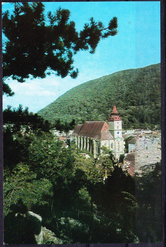 Fotografie: Ilustrată „Brașov — Biserica Neagră (sec. XIV–XV)”, necirculată