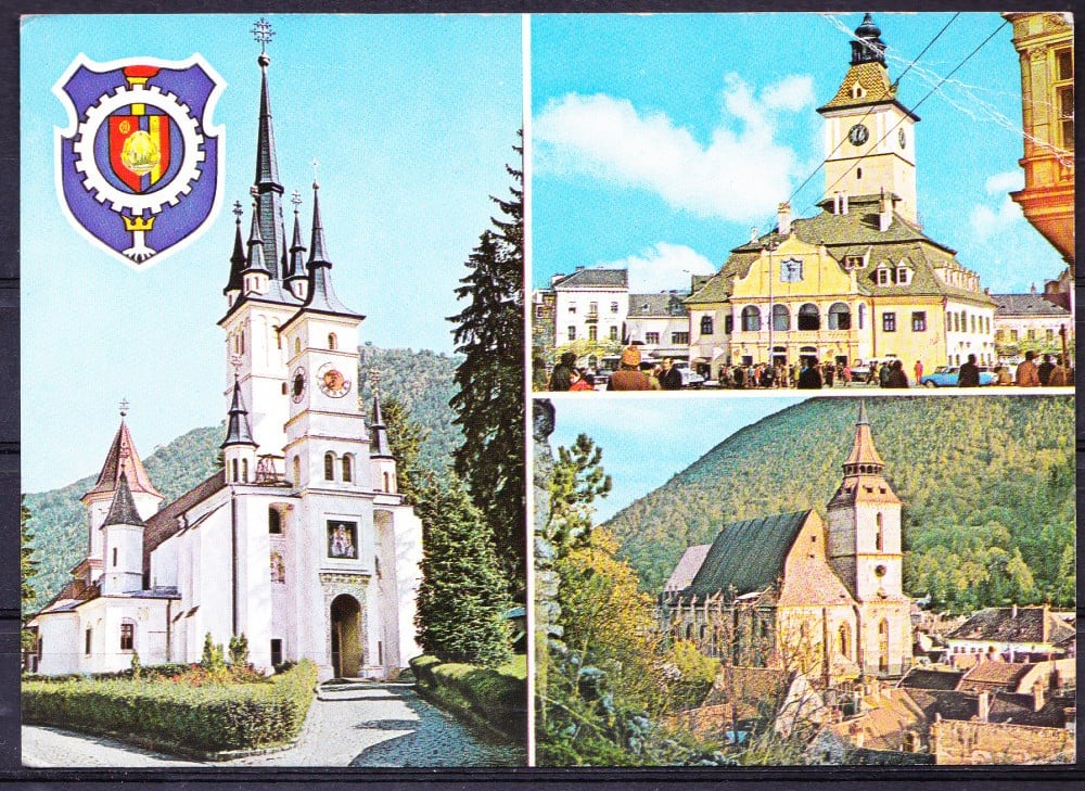 Fotografie: Ilustrată-colaj Brașov, necirculată