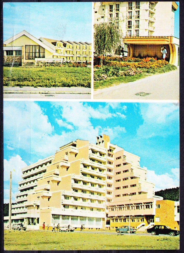 Fotografie: Ilustrată-colaj Covasna, 1980, circulată