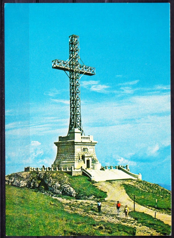 Fotografie: Ilustrată „Crucea de pe Caraiman”, necirculată