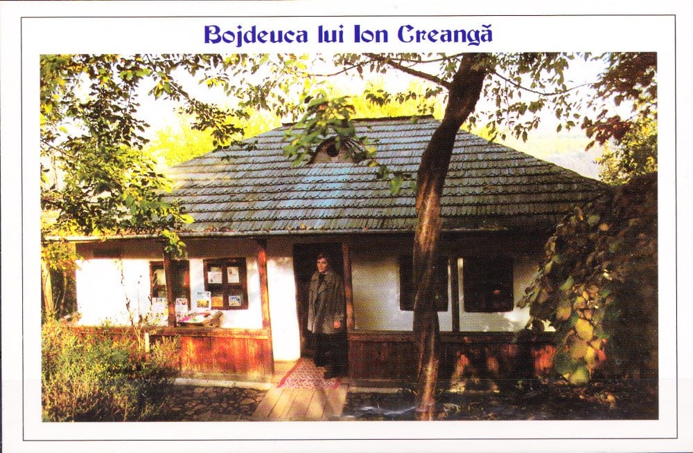 Fotografie: Ilustrată „Bojdeuca lui Ion Creangă”, necirculată