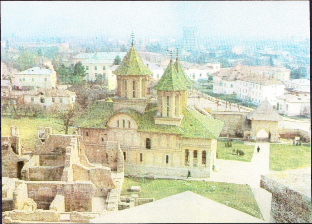 Fotografie: Ilustrată „Târgoviște — vedere din Turnul Chindiei”, necirculată
