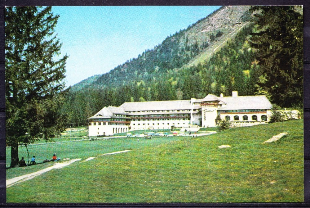Fotografie: Ilustrată „Poiana Brașov — Hotel Sport”, necirculată (II)