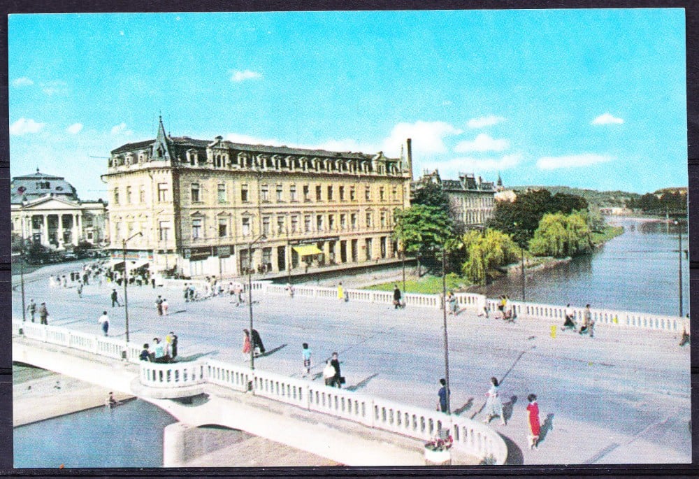 Fotografie: Ilustrată „Oradea — pod peste Criș”, necirculată