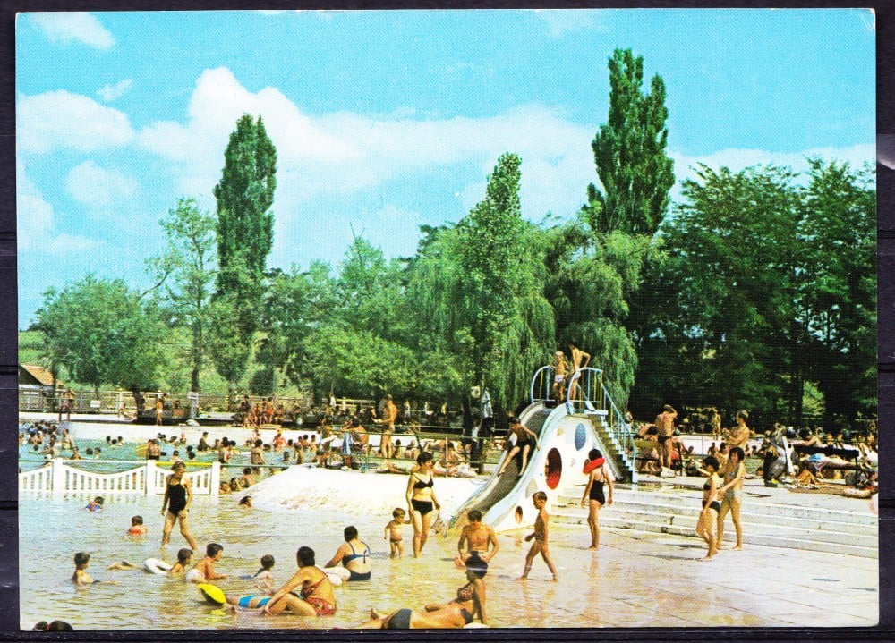 Fotografie: Ilustrată „Băile Felix — ștrandul”, necirculată