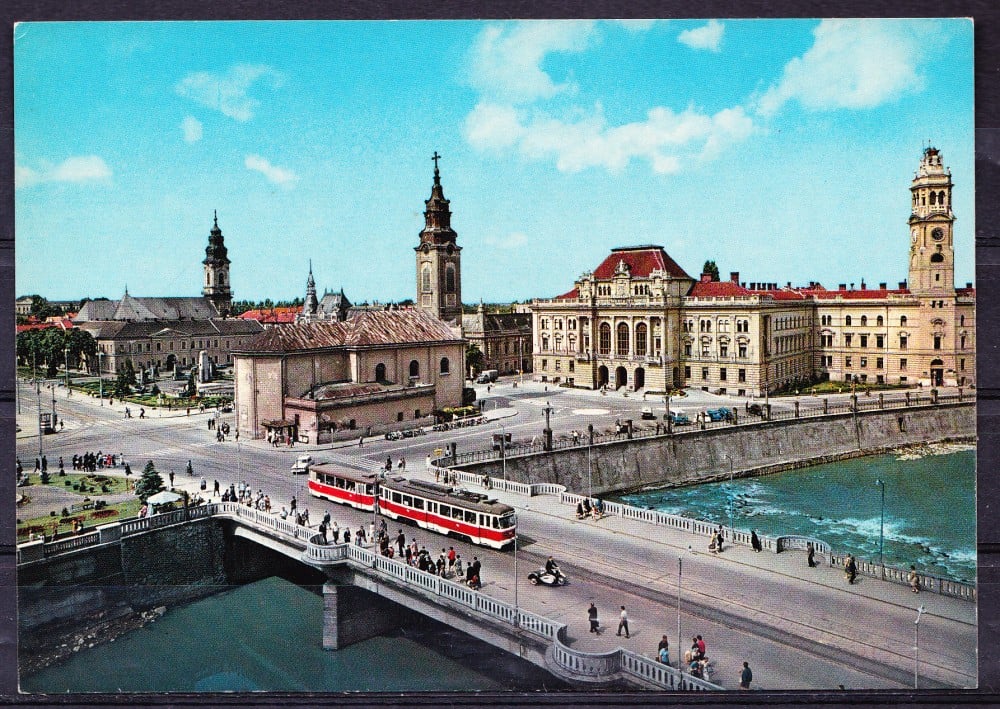 Fotografie: Ilustrată „Oradea — centrul orașului”, necirculată