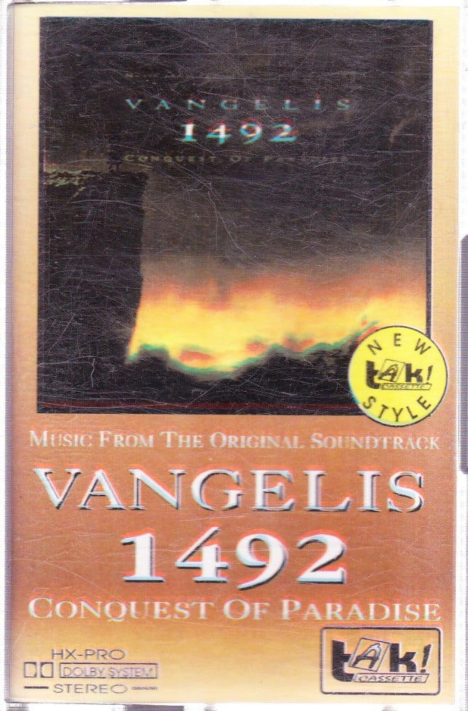 Fotografie: Casetă audio Vangelis — Conquest of Paradise