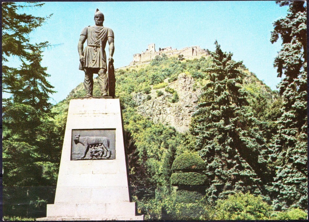Fotografie: Ilustrată „Deva — Statuia lui Decebal”, necirculată