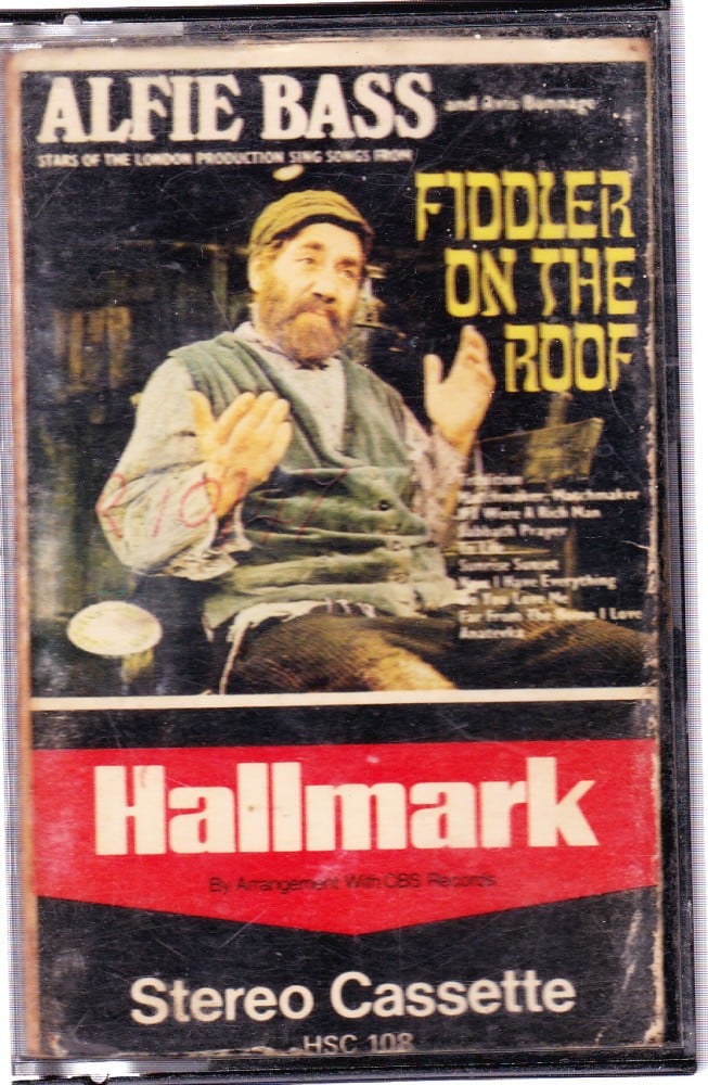Fotografie: Casetă audio Alfie Bass și Avis Bunnage — Fiddler on the Roof
