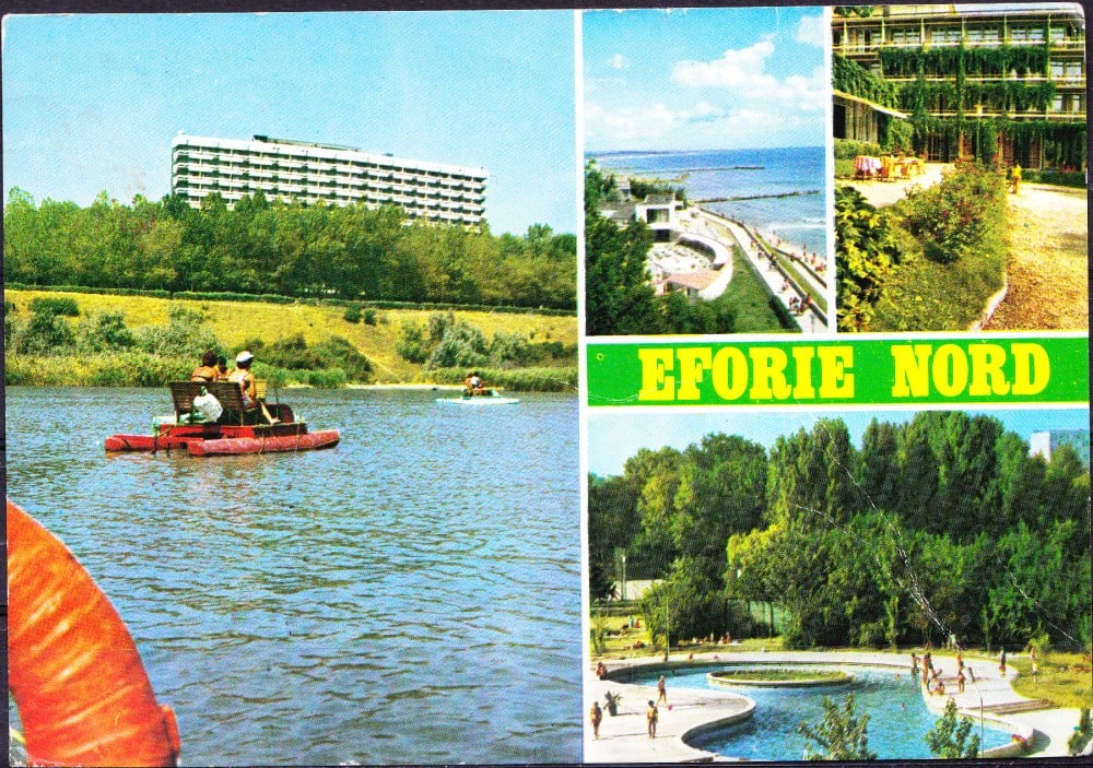Fotografie: Ilustrată „Eforie Nord — imagini din stațiune”, 1980, circulată