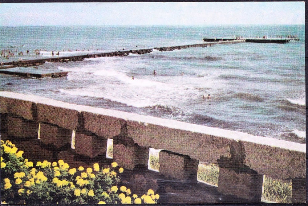 Fotografie: Ilustrată „Eforie Nord — vedere spre largul mării”, circulată