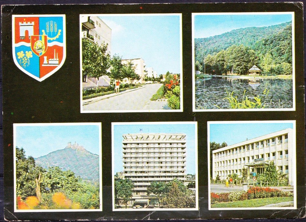 Fotografie: Ilustrată „Ineu — cartier de locuințe”, 1978, circulată