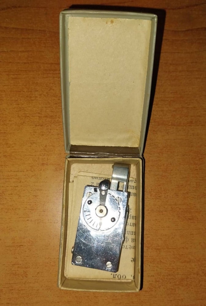 Declanșator mecanic de aparat foto rusesc, vintage