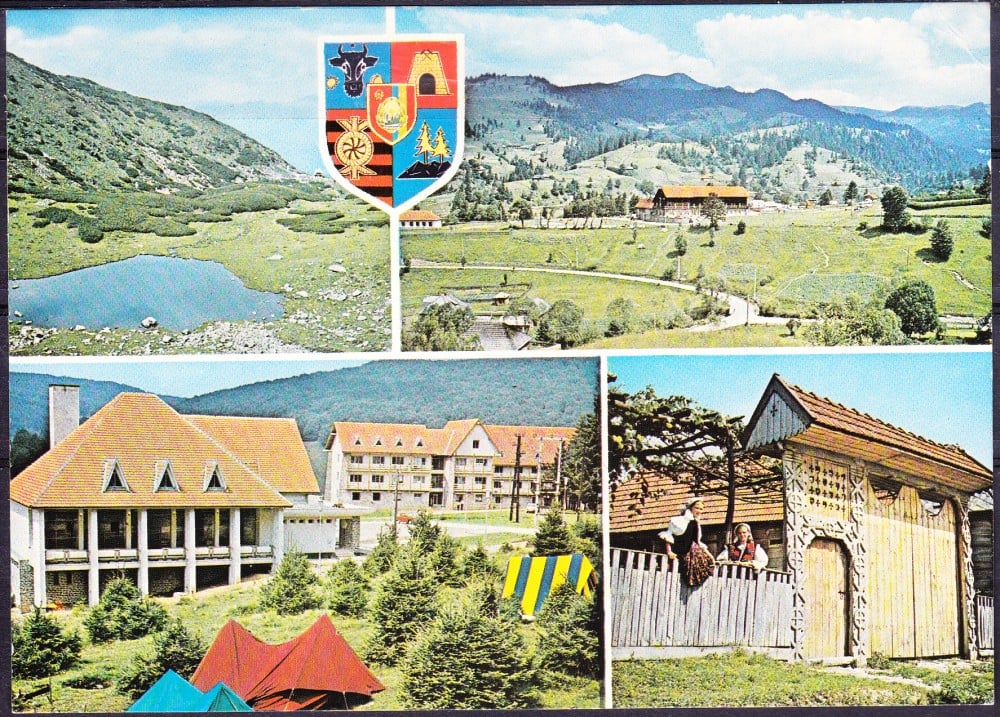 Fotografie: Ilustrată-colaj județul Maramureș, necirculată