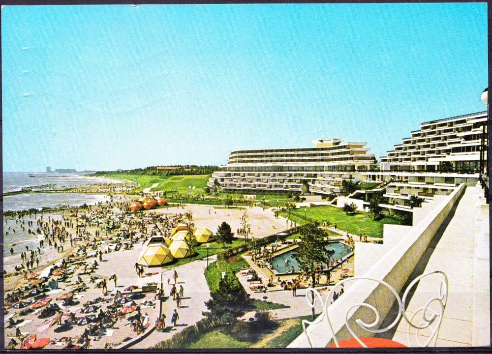 Fotografie: Ilustrată „Mangalia Nord-Olimp”, 1974, circulată