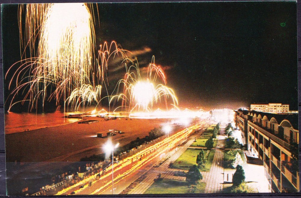 Fotografie: Ilustrată „Noaptea la Mangalia”, necirculată