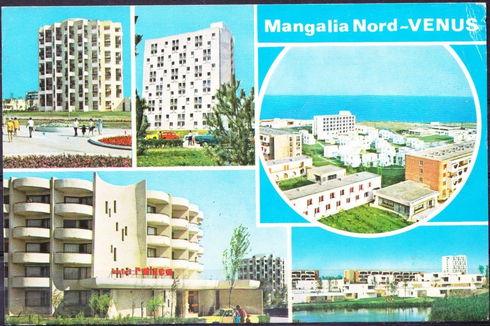 Fotografie: Ilustrată „Mangalia Nord-Venus”, 1971, circulată
