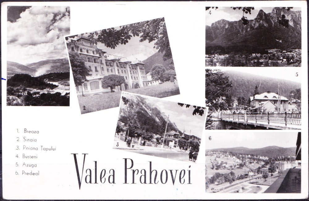Fotografie: Vedere „Valea Prahovei”, 1962, circulată
