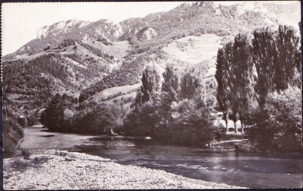 Fotografie: Ilustrată „Munții Apuseni — Valea Arieșului”, 1965, circulată