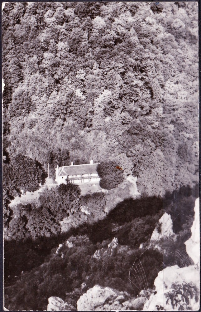 Fotografie: Ilustrată „Munții Pădurea Craiului — Cabana Vadu Crișului”, 1968, circulată