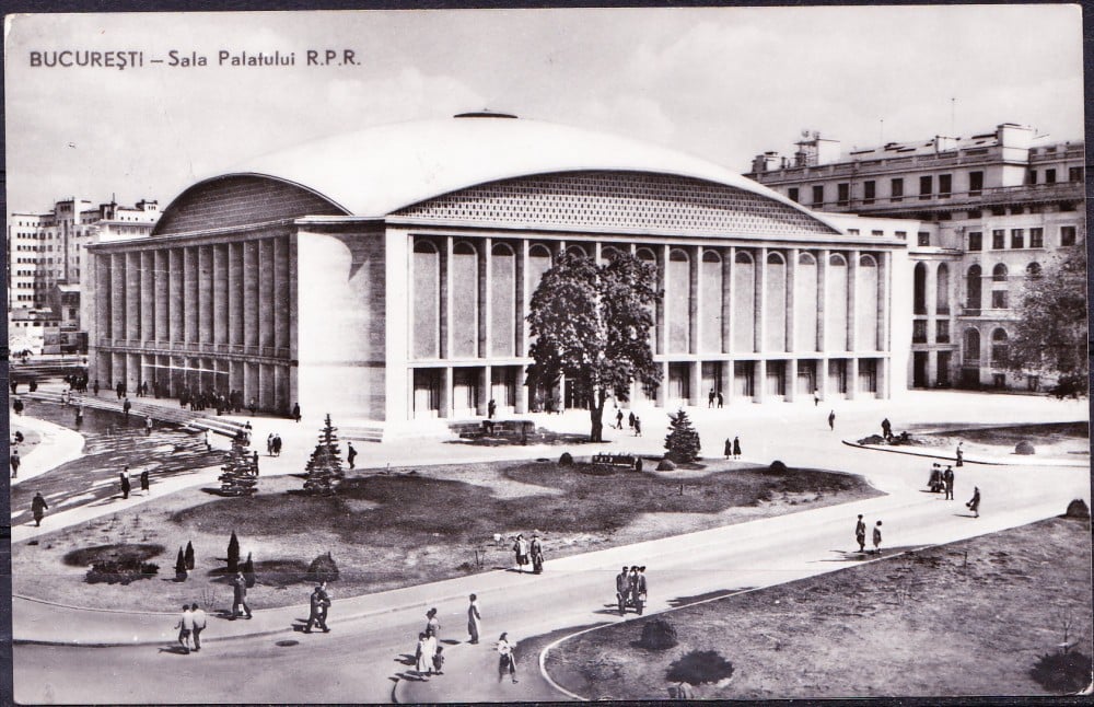 Fotografie: Ilustrată „București — Sala Palatului R.P.R.”, 1963, circulată
