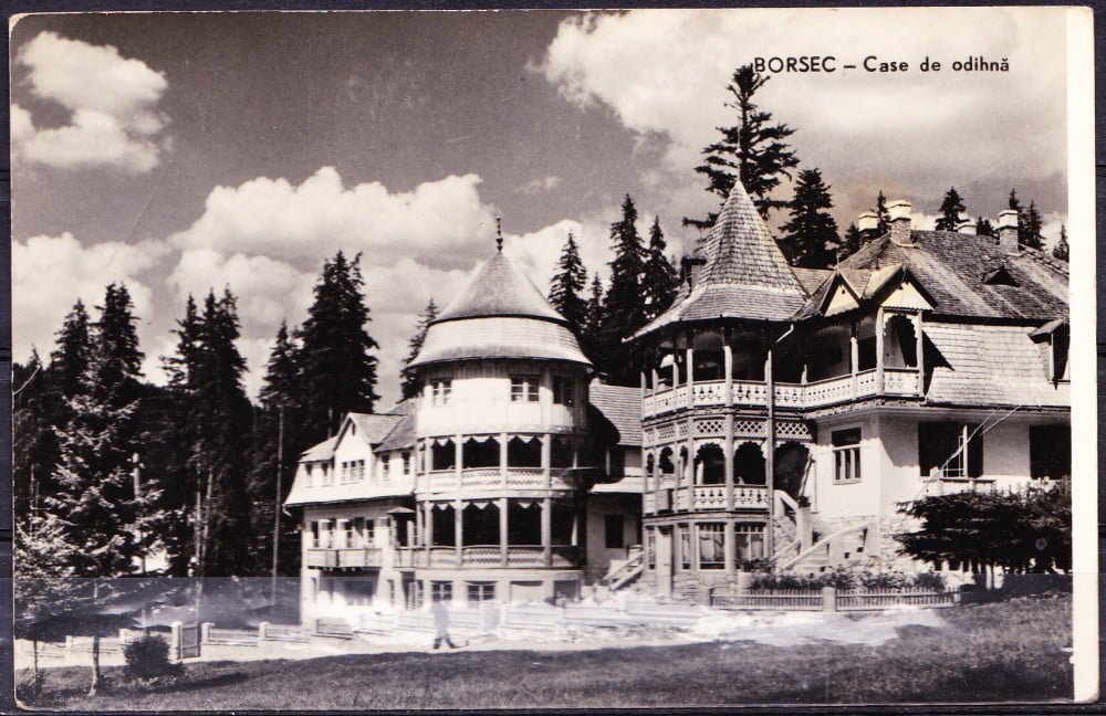 Fotografie: Ilustrată „Borsec — Casa de odihnă”, circulată