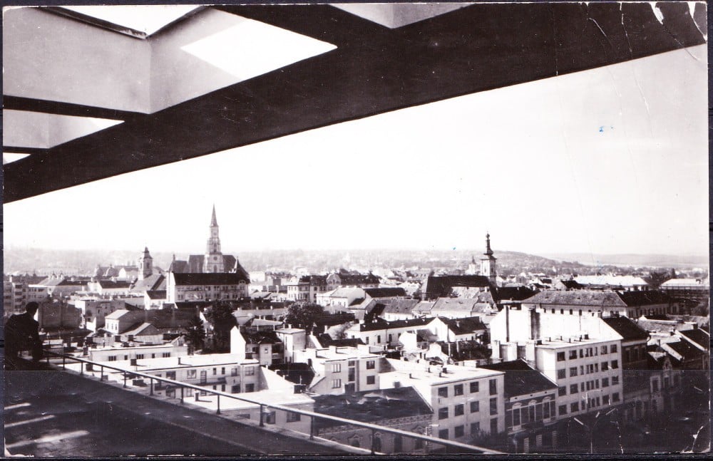 Fotografie: Ilustrată „Cluj — vedere panoramică”, circulată