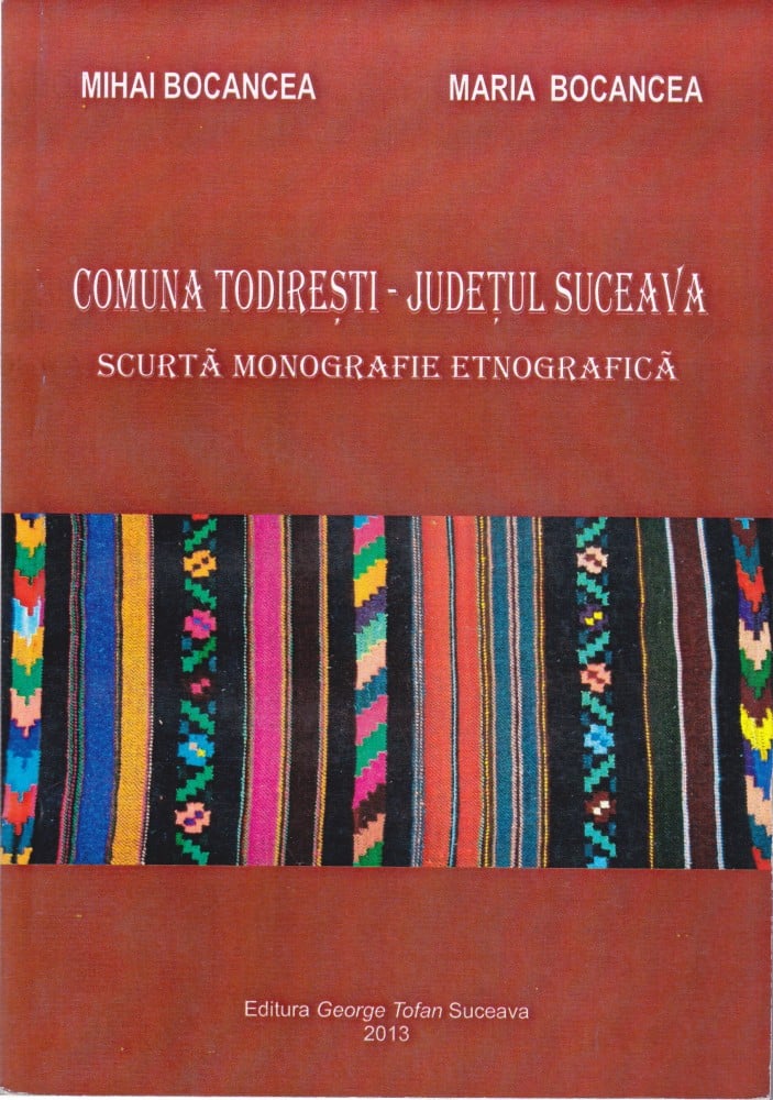 Comuna Todirești — județul Suceava (cu autograf) — Mihai Bocancea
