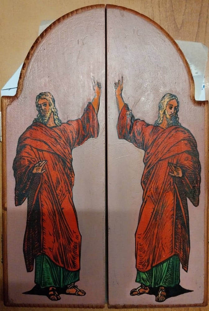 Icoană-triptic pictată pe lemn, Ștefan Popa Popa's (III)