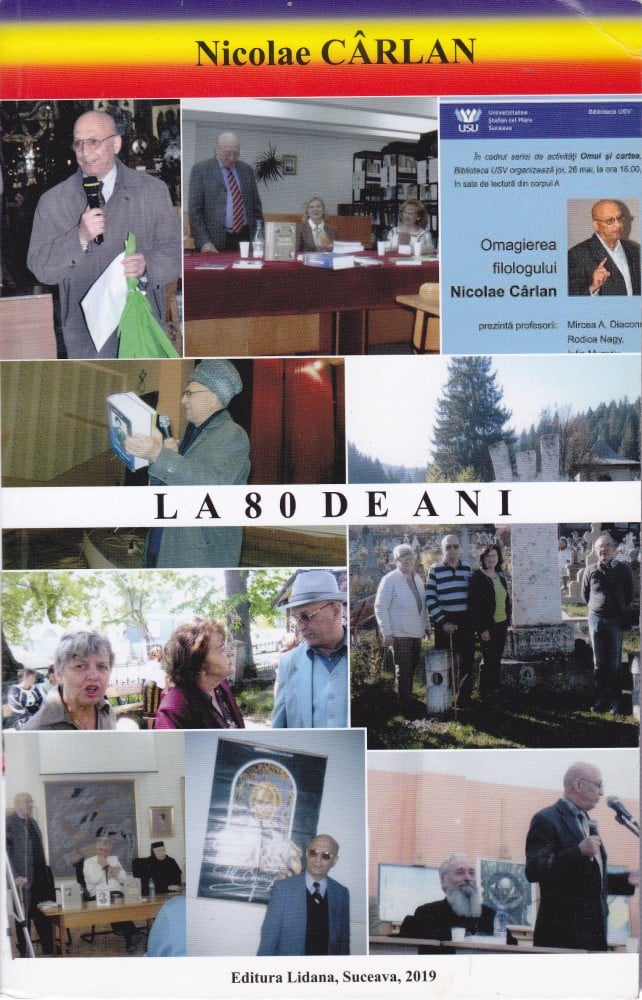 La 80 de ani (cu autograf) — Nicolae Cârlan