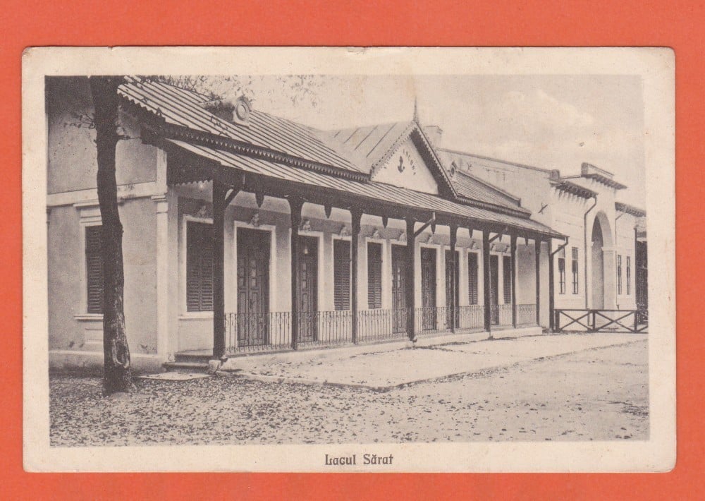 Fotografie: Ilustrată „Lacul Sărat”, 1925, circulată spre Bârlad