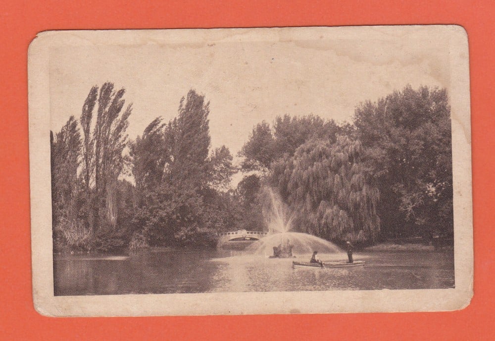 Fotografie: Ilustrată „București — Parcul Cișmigiu”, circulată spre Suceava