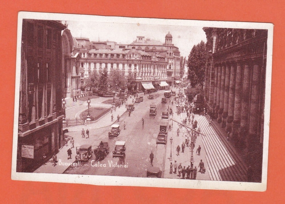Fotografie: Ilustrată „București — Calea Victoriei”, necirculată