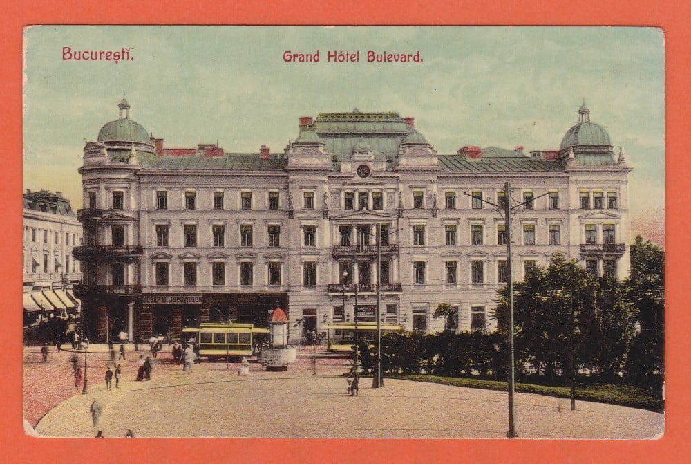 Fotografie: Ilustrată „București — Grand Hotel Bulevard”, necirculată