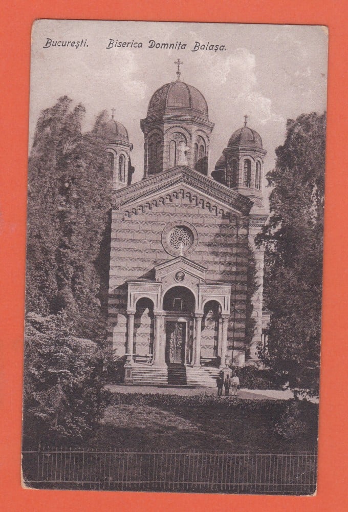 Fotografie: Ilustrată „București — Biserica Domnița Bălașa”, necirculată