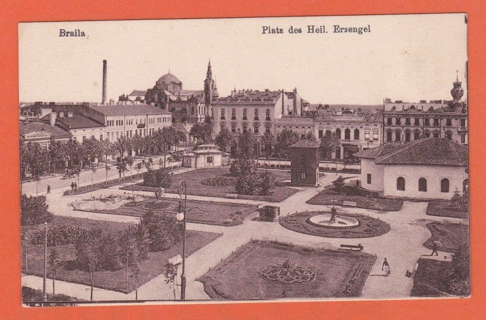 Fotografie: Ilustrată „Brăila — Piața Sfântul Arhanghel”, necirculată