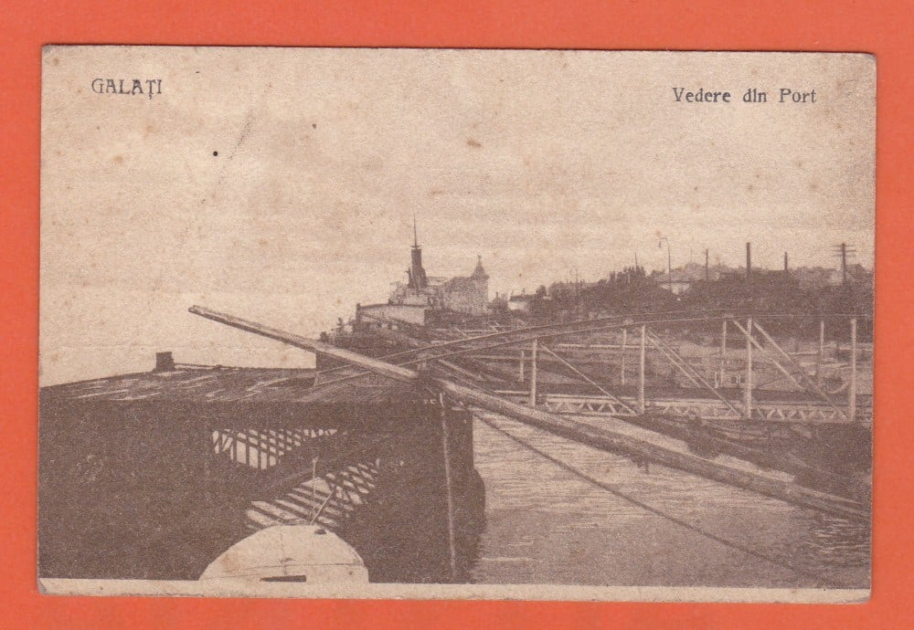 Fotografie: Ilustrată „Galați — vedere din port”, necirculată