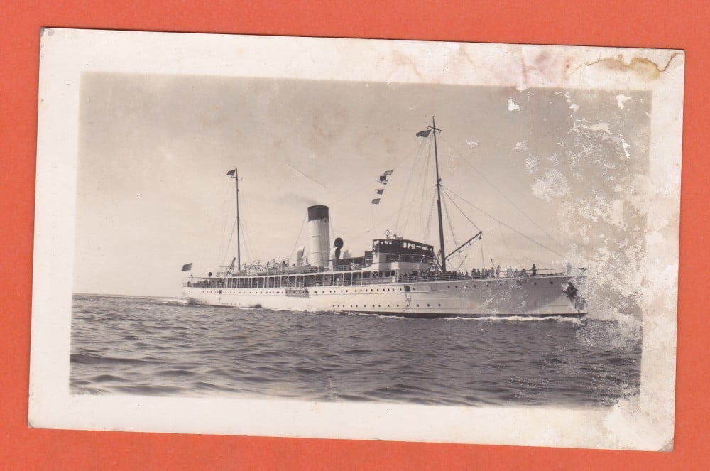 Fotografie: Ilustrată cu vapor, 1937, circulată spre Suceava