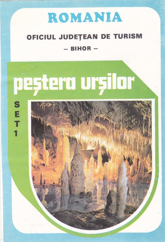 Fotografie: Set de 6 diapozitive „Peștera Urșilor” (setul 1), O.J.T. Bihor, anii '80