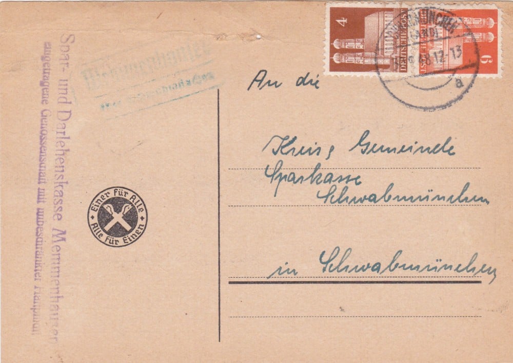 Fotografie: Întreg poștal Germania, 1948, circulat (II)