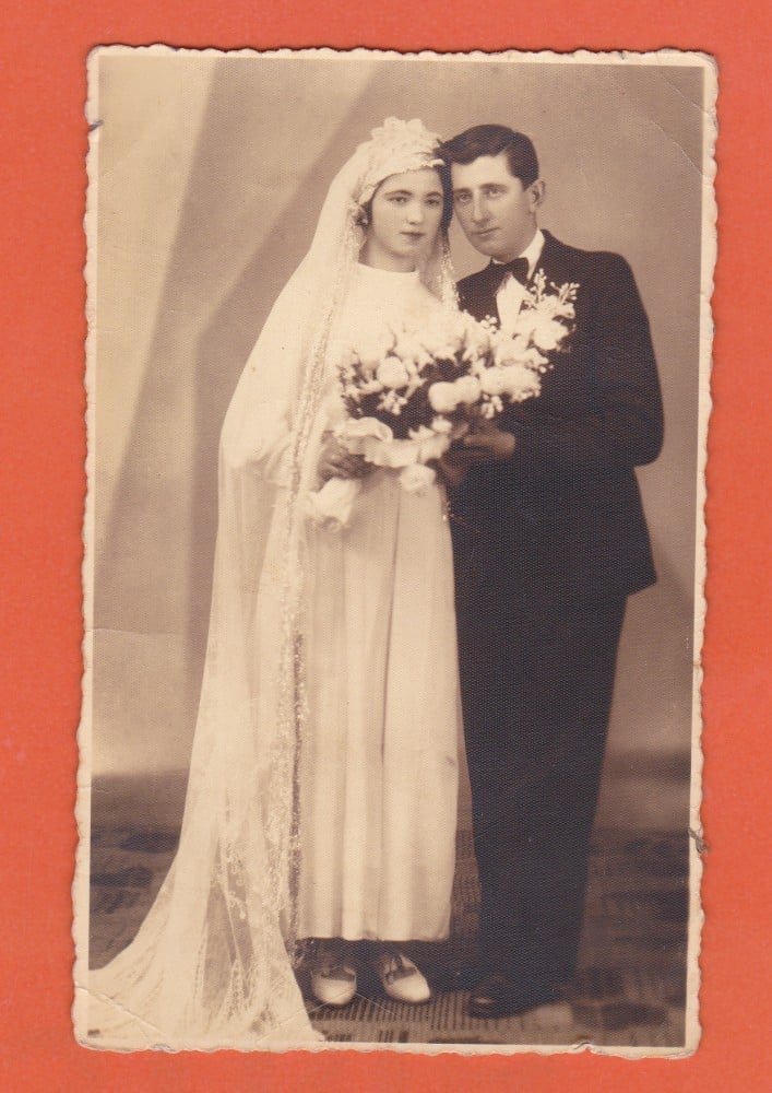Fotografie: Fotografie de nuntă, atelier Salo Brüll, Cernăuți, 1939, 1939