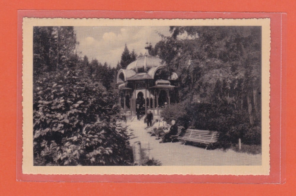 Fotografie: Vedere „Vatra Dornei — vedere din parc”, 1939, necirculată (II), 1963