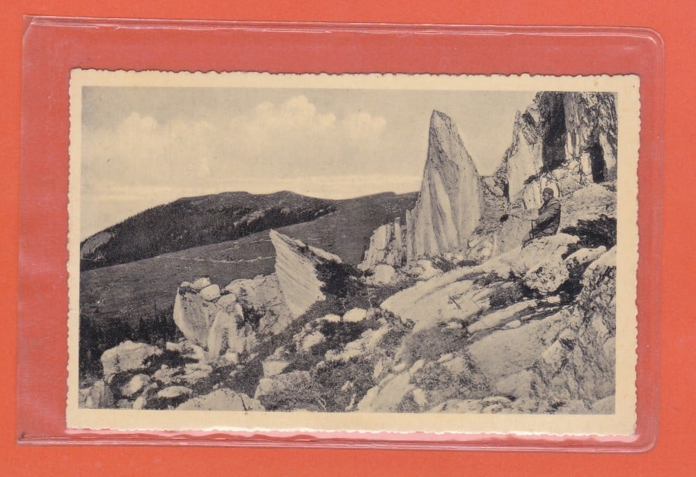 Fotografie: Vedere „Pietrele Doamnei”, 1943, scrisă, necirculată