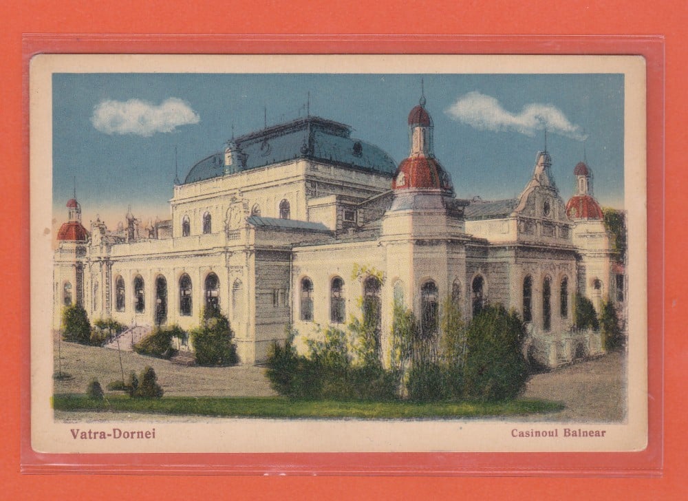Fotografie: Vedere „Vatra Dornei — Cazinoul balnear”, 1935, necirculată