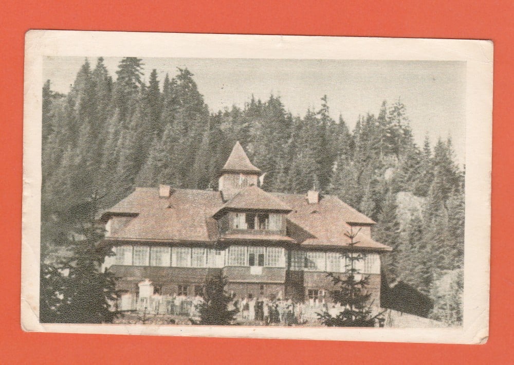 Fotografie: Vedere „Cabana Deia — Câmpulung Moldovenesc”, Bucovina, circulată în 1959