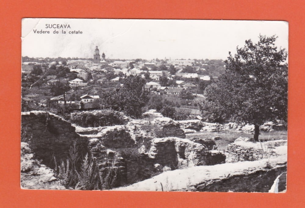 Fotografie: Vedere „Suceava — vedere de la Cetate”, circulată în 1963